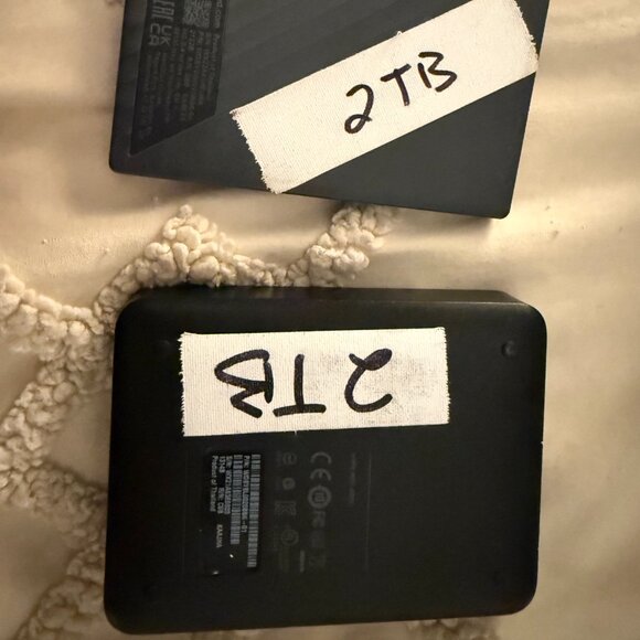 Bundle of 2 WD My Passport 2TB External Hard Drives – Black - Picture 4 of 7